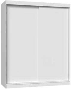 Garderoba biała z przesuwnymi drzwiami 160 cm C6-M60