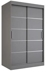 Antracytowa szafa przesuwna 120 Z4-C62