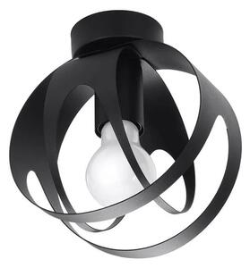 Industrialna czarna lampa sufitowa Z6-E40