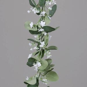 Girlanda Eukaliptus z Kwiatami 100 cm