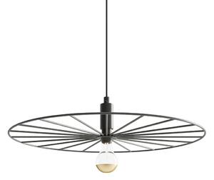 Czarna druciana okrągła lampa wisząca 45 cm - A194 B1-N78