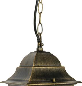 Zewnetrzna Vintage lampa wisząca zewnętrzna w kolorze antycznego złota - Antigua Oswietlenie zewnetrzne
