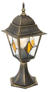 Zewnetrzna Vintage latarnia zewnętrzna z brązu 45 cm - Antigua Oswietlenie zewnetrzne