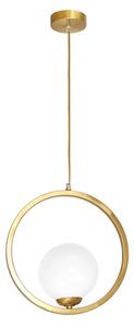 Złota lampa wisząca glamour - 8X K443 P7-S06