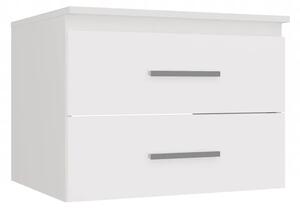 Biała szafka łazienkowa z szufladami 60 cm K2-W16