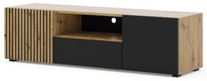 Szafka rtv z lamelowym frontem 150 cm S9-B58