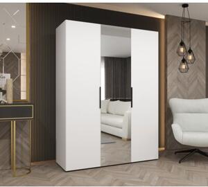 Szafa uchylna otwierana Marbella 2 150 wys. 202 cm biaÅy + u. czarny