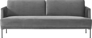 Sofa z aksamitu Fluente (3-osobowa)