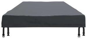 Elegancki wodoodporny obrus monochromatyczny z torbą do przenoszenia - czarny, 262 x 102 cm