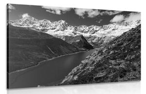 Obraz Park Narodowy Patagonia w Argentynie w wersji czarno-białej