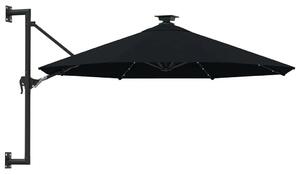 Czarny okrągły parasol wiszący Z9-D13