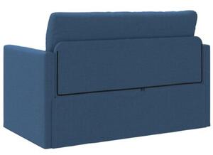 Sofa bed niebieski 124 x 71 x 78 cm tkanina