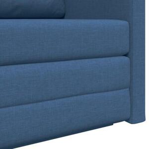 Sofa bed niebieski 124 x 71 x 78 cm tkanina