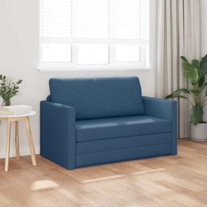Sofa bed niebieski 124 x 71 x 78 cm tkanina