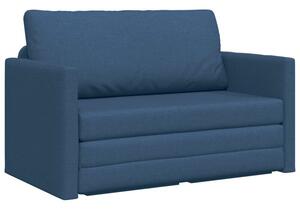 Sofa bed niebieski 124 x 71 x 78 cm tkanina