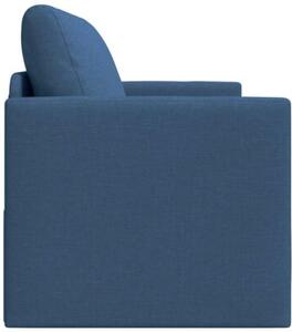 Sofa bed niebieski 124 x 71 x 78 cm tkanina