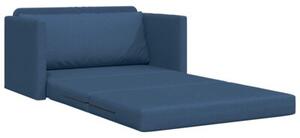 Sofa bed niebieski 124 x 71 x 78 cm tkanina