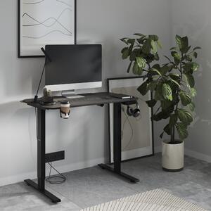 Małe biurko do pracy na stojąco EGON, 1100 x 720 x 600 mm, czarne