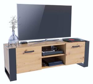 Nowoczesna szafka RTV dąb artisan 150 cm K5-L72