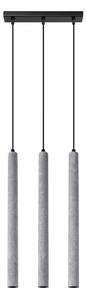 Betonowa lampa wisząca 3 sople - A380 D4-H61