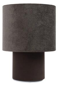 Brązowa welurowa lampka stołowa - x A339 N6-P30