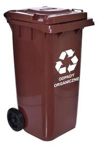 Brązowy śmietnik na odpady organiczne E4-L48