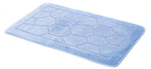 Stylowy niebieski chodniczek do łazienki N7-S09