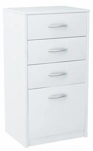 Biała komoda z szufladami mat E2-E25