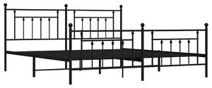Czarne łózko małżeńskie w stylu loft 180x200cm D1-T19