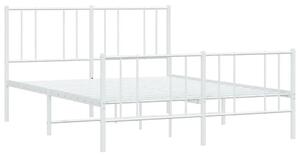 Białe metalowe łóżko w stylu loft 120x200 cm R1-F85