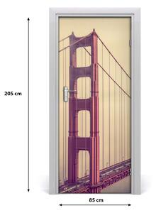 Fototapeta samoprzylepna DRZWI Most San Francisco