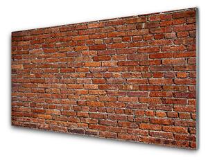 Obraz Szklany Mur Ceglany Cegły Na Ścianę