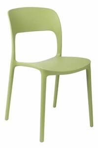 Limonkowe minimalistyczne krzesło B3-Z15