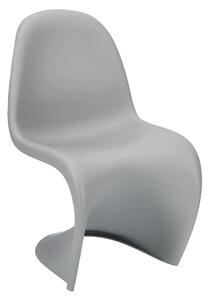 Designerskie jasnoszare krzesło M5-B45