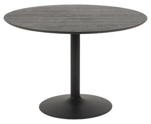 Okrągły stół do jadalni 110 cm Czarny ADALIAN