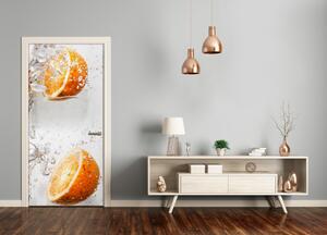 Naklejka na drzwi samoprzylepna Pomarańcze