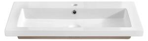 Prostokątna umywalka ceramiczna 80 cm P3-F04