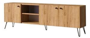 Szafka RTV w stylu loft dąb craft G7-M23