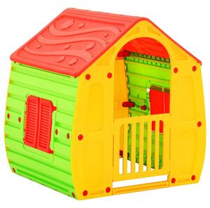 Kolorowy domek ogrodowy z drzwiczkami L2-R50
