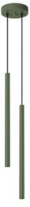 Oliwkowa podwójna lampa w minimalistycznym stylu - M085 Z8-K72