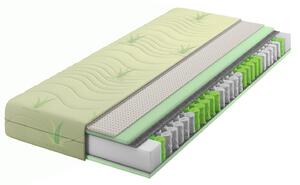 Materac kieszeniowo-lateksowy aloe vera 160x200 H6-R92