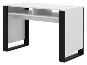 Białe Biurko Z Półkami L7-F82