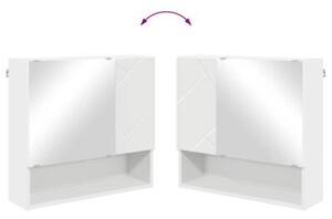 Nowoczesna szafka z lustrem do łazienki w stylu minimalistycznym