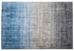 Dywan z wiskozy do salonu 140 x 200 cm efekt ombre niebiesko-szary Ercis Beliani
