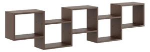 Minimalistyczna półka wisząca w kolorze wenge Z6-K25