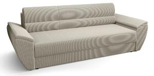 Beżowa rozkładana sofa z funkcją spania L4-B42