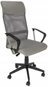 Szary fotel obrotowy biurowy D1-E31