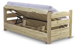 Łóżko drewniane Maja z pojemnikiem