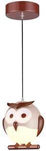 Wisząca lampa dziecięca w kształcie sowy - 3X N45 K3-D31