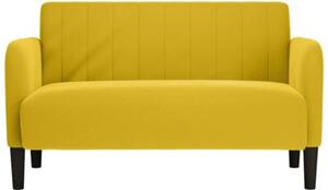 Sofa dwuosobowa Å¼Ã³Åta 109 cm aksamitna